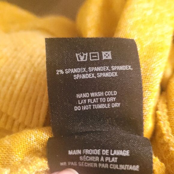 Anthropologie Postmark Lassen Cowl Neck Pullover Oversized Yellow Women's Large - Picture 8 of 13